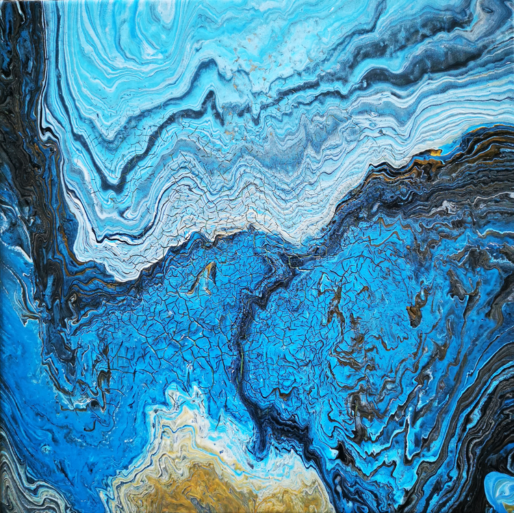Mineral Stone Image of your art work hanging on the wall