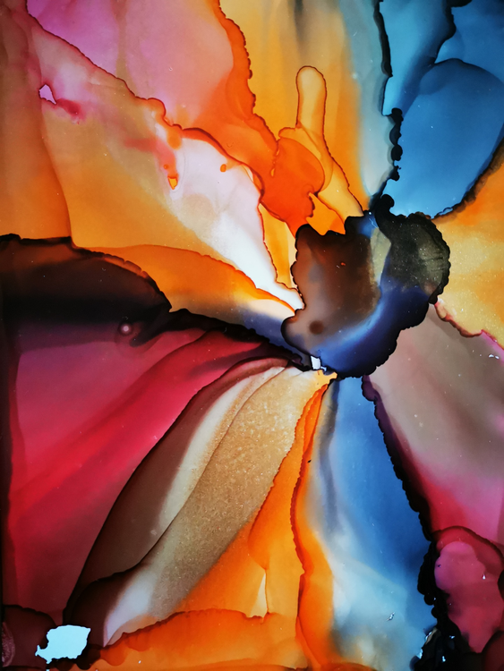 Poppy Blossom Image of your art work hanging on the wall