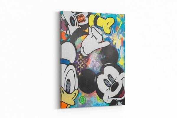 Mickey & Minnie if not love then what Painting by Natalie Otalora