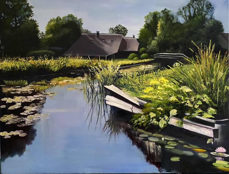 Giethoorn, the Venice of Holland あなたの作品が壁にかかっているイメージ