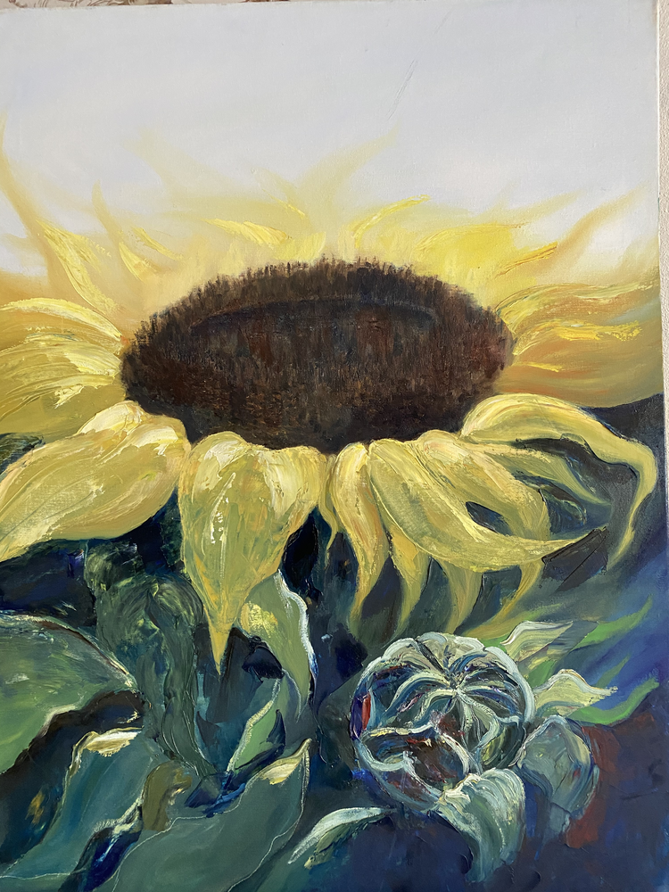 Sunflowers あなたの作品が壁にかかっているイメージ