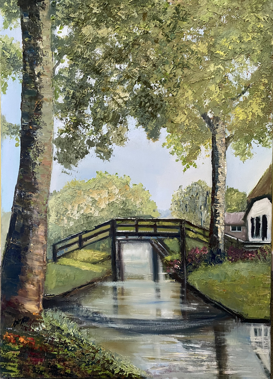 Giethoorn, the Venice of the North あなたの作品が壁にかかっているイメージ