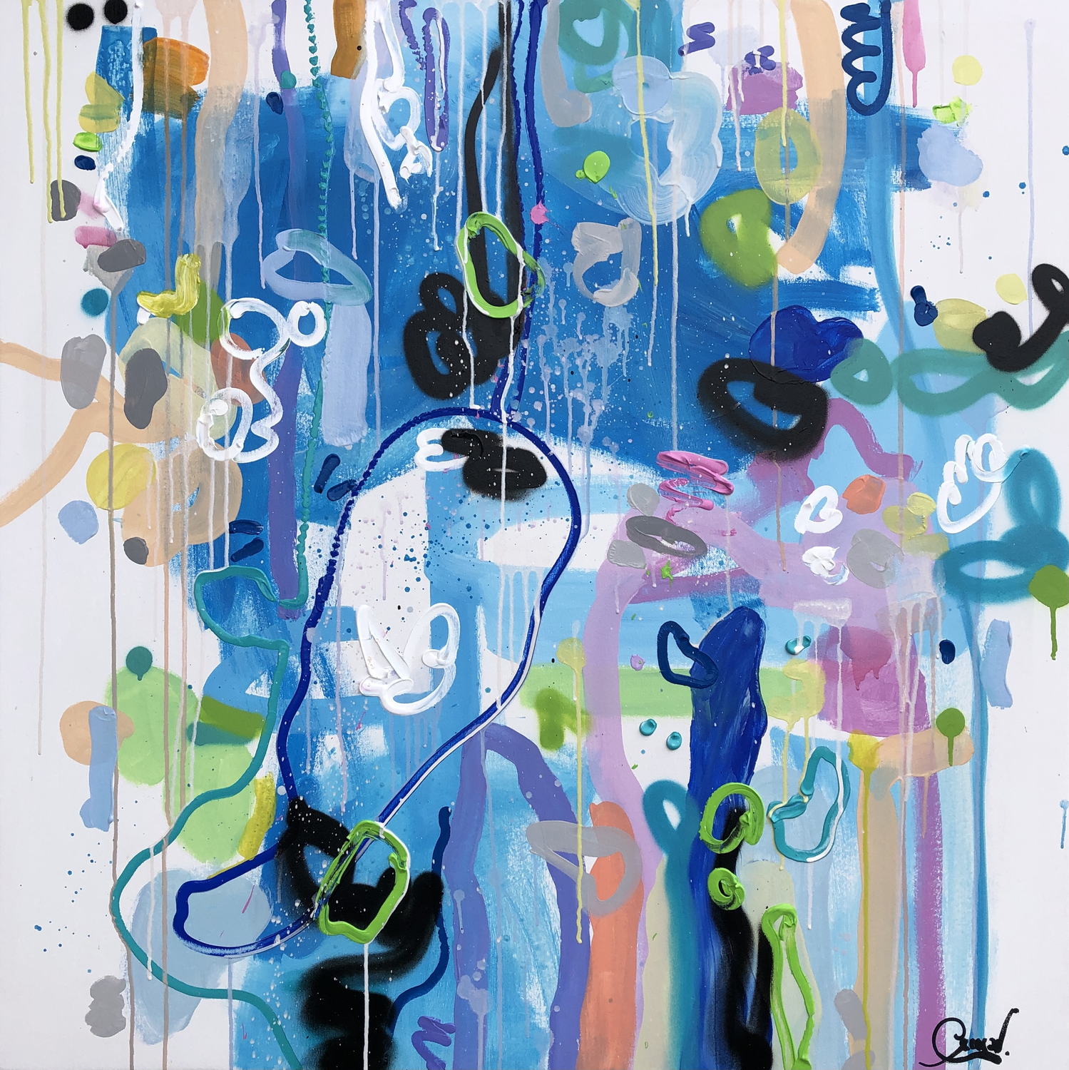 Escape Bild Ihres Kunstwerks an der Wand
