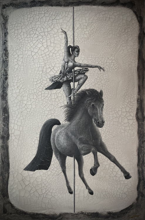 Equinity Image of your art work hanging on the wall