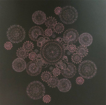 火 炎 ペン画 鉛筆画 絵画のオンライン販売 Tricera Art トライセラアート