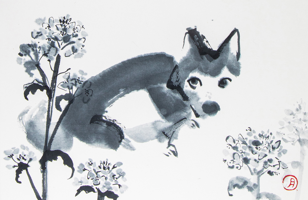 Spring Day Image of your art work hanging on the wall