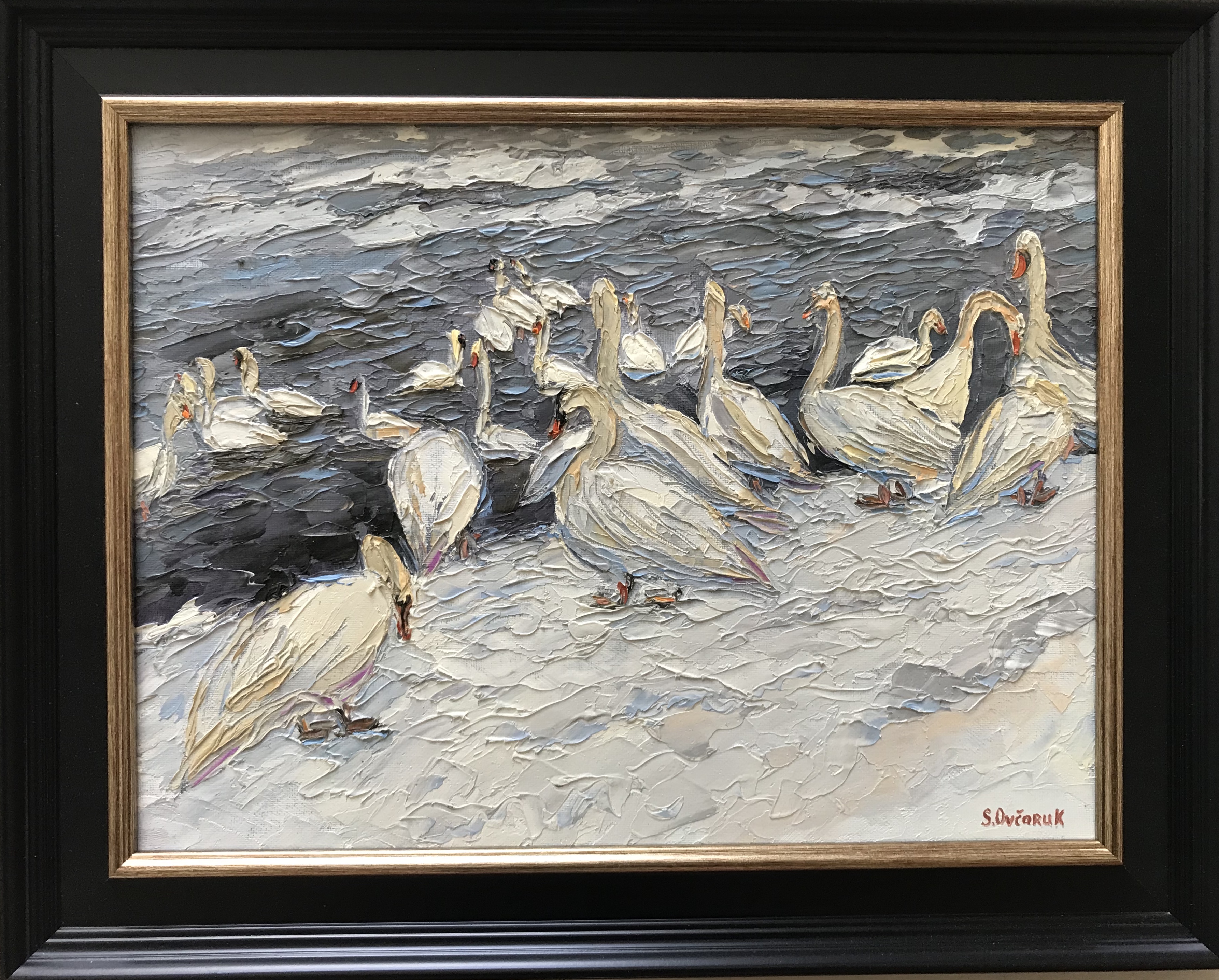 bluebird］絵画油絵※値段交渉あり