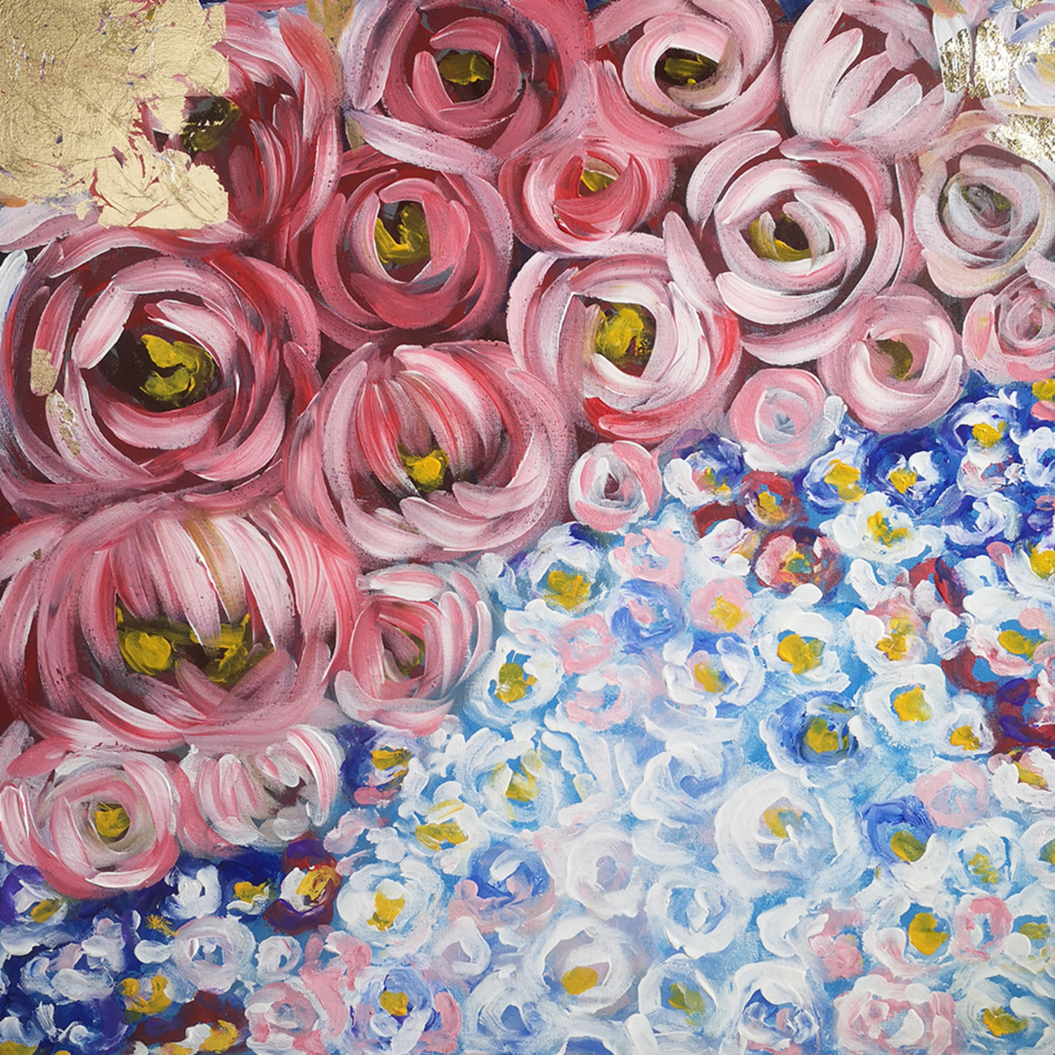 Let your joy burst forth, like flowers in the spring あなたの作品が壁にかかっているイメージ