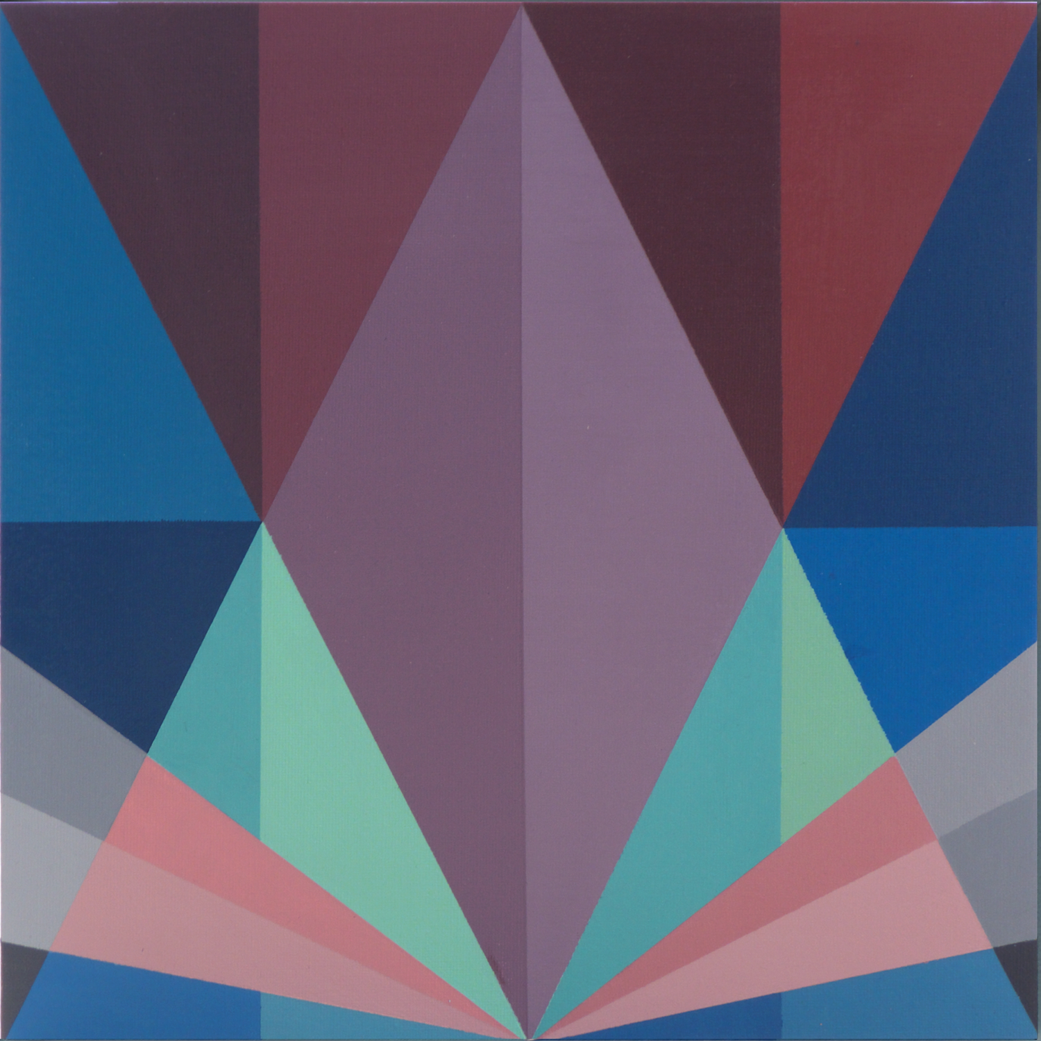 590 Minimalism Geometric Construction - The rhombic Square Image of your art work hanging on the wall