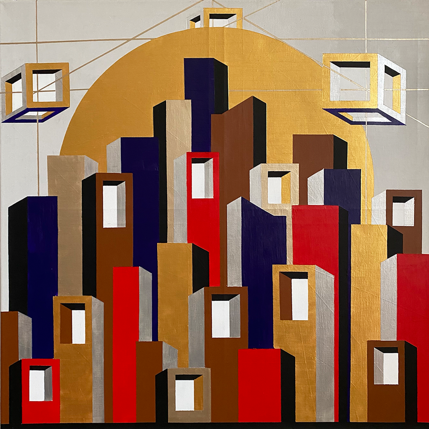 Q_CITY X3 Image of your art work hanging on the wall