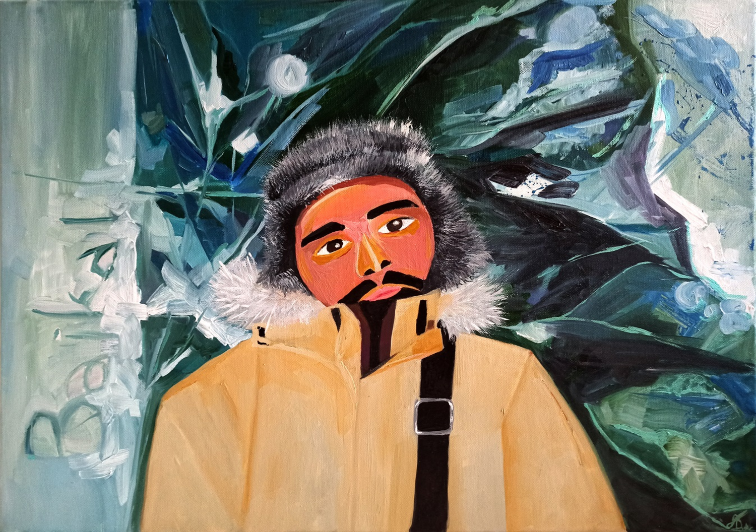 Baikal. Image of your art work hanging on the wall