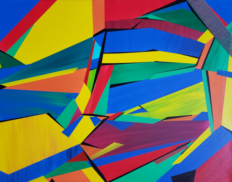 Jasiri Bild Ihres Kunstwerks an der Wand