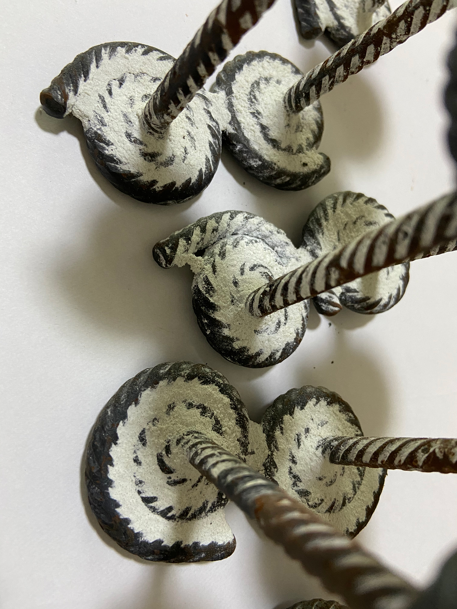 菱田祐一郎 金属板 「RECORD T18」 1996年 鉄のアート作品 菱田祐一郎