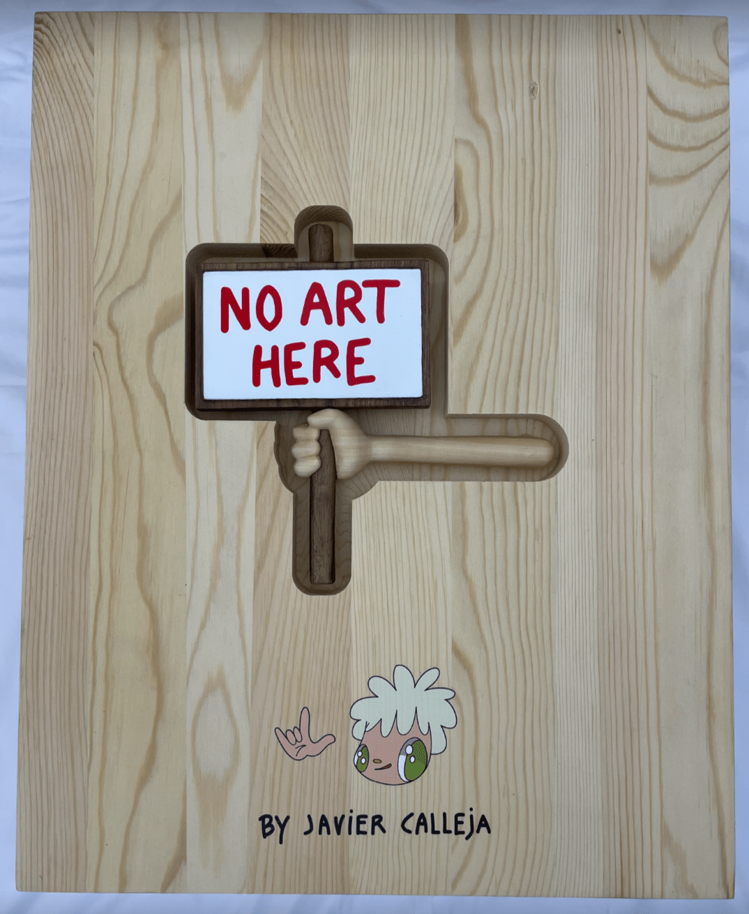 No Art Heres by Javier Calleja | TRiCERA ART