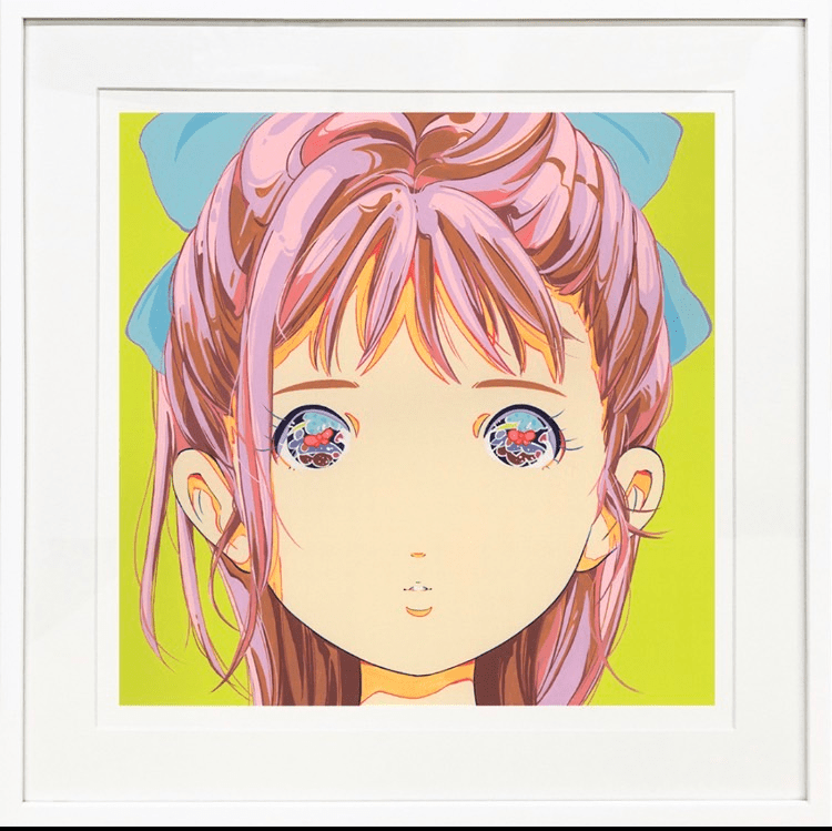 愛☆まどんな「彼女の顔が思い出せない-ゆめみ-」シルクスクリーン