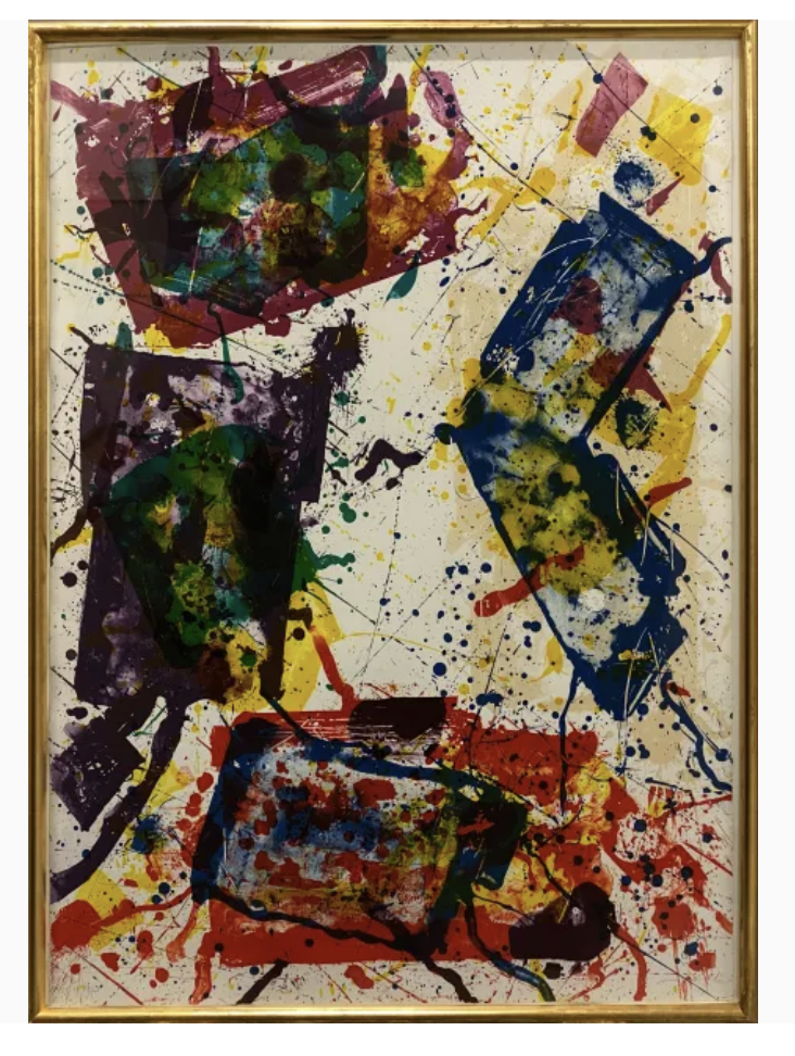 Sam Francis（サム・フランシス） Self-Portrait 真作 Sam Francis（サム・フランシス） Self-Portrait 真作 - メルカリ