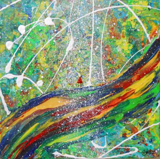 Direction of the rainbow Bild Ihres Kunstwerks an der Wand