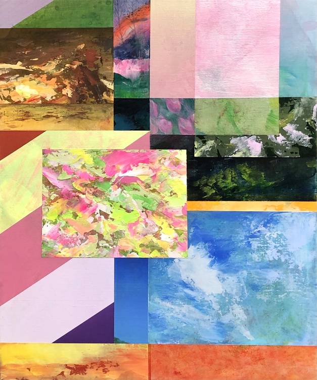 Tulip field Bild Ihres Kunstwerks an der Wand