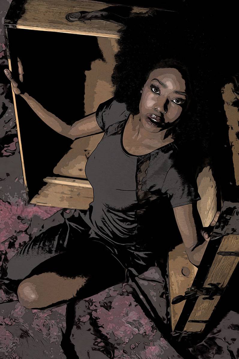 Comicon Stowaway Image of your art work hanging on the wall