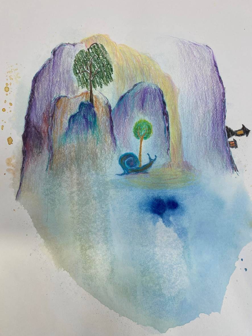ゆっくりでも大丈夫、しかし、遅いれたない。 Image of your art work hanging on the wall