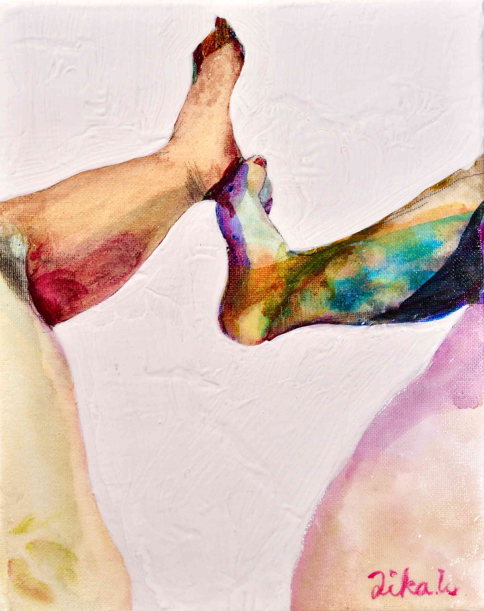 25 years old. Bild Ihres Kunstwerks an der Wand