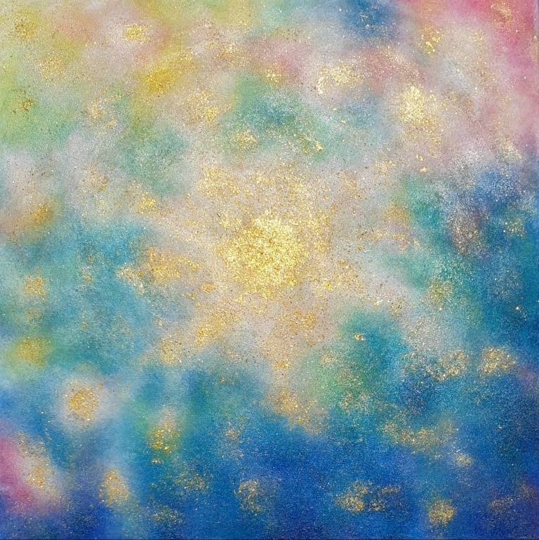 Sunstar Bild Ihres Kunstwerks an der Wand