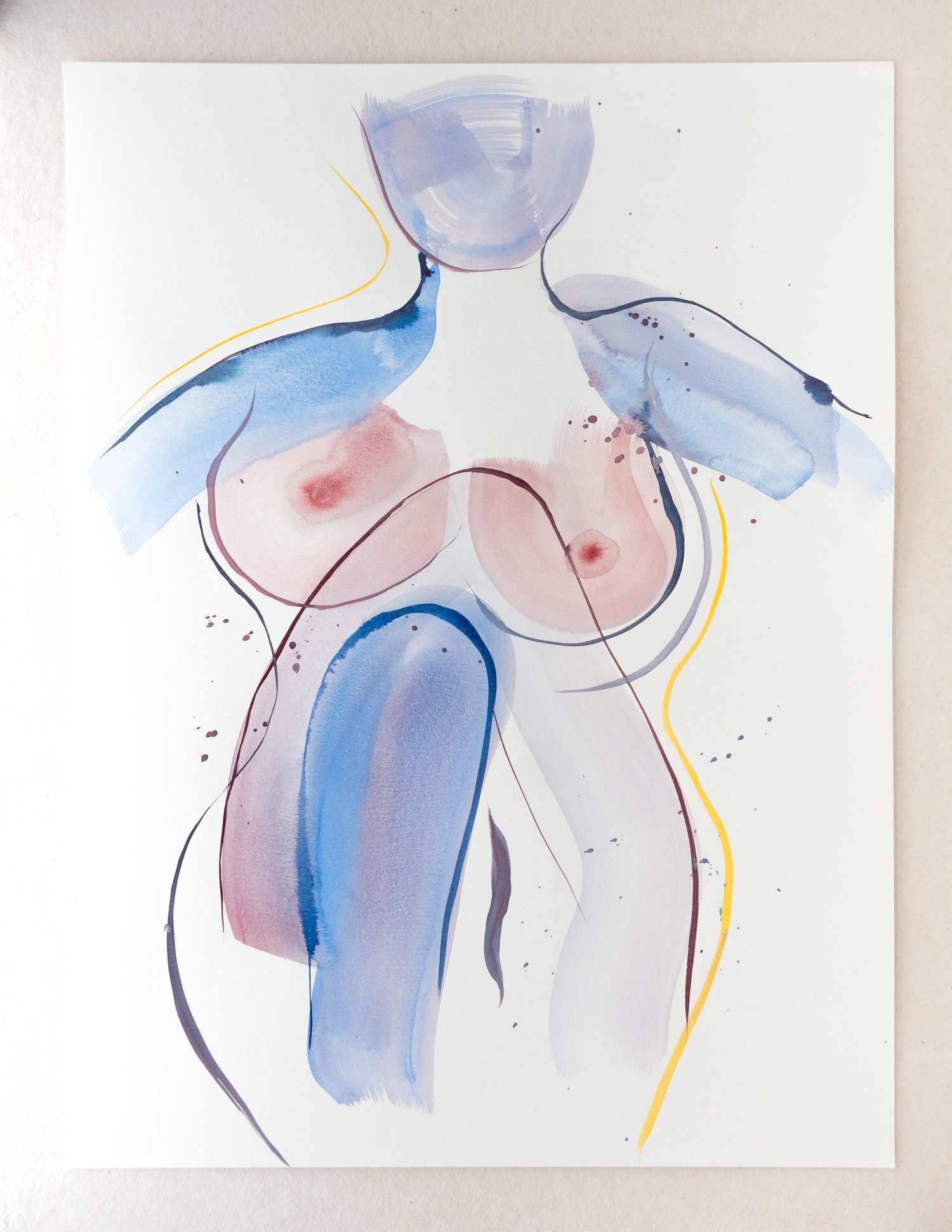 Criss Cross Image of your art work hanging on the wall