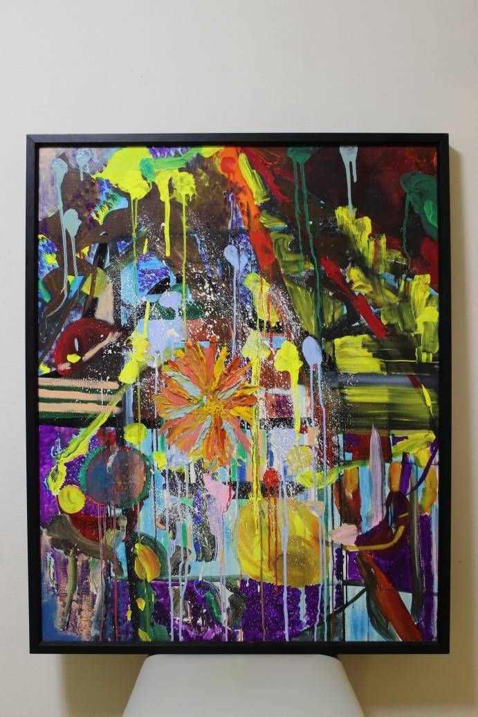 flower of creation Bild Ihres Kunstwerks an der Wand