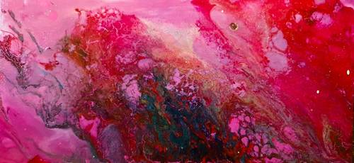 Red, Roses and Wine Bild Ihres Kunstwerks an der Wand