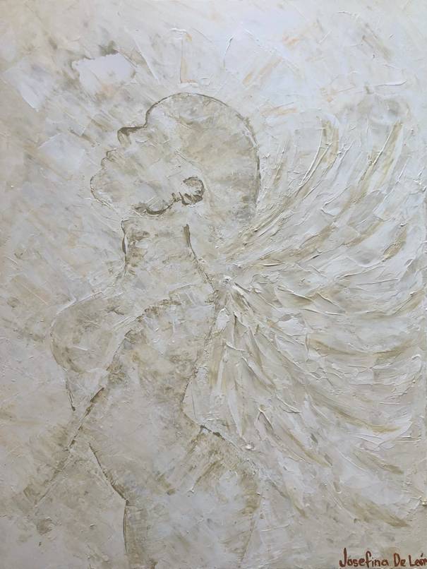 Volar alto あなたの作品が壁にかかっているイメージ