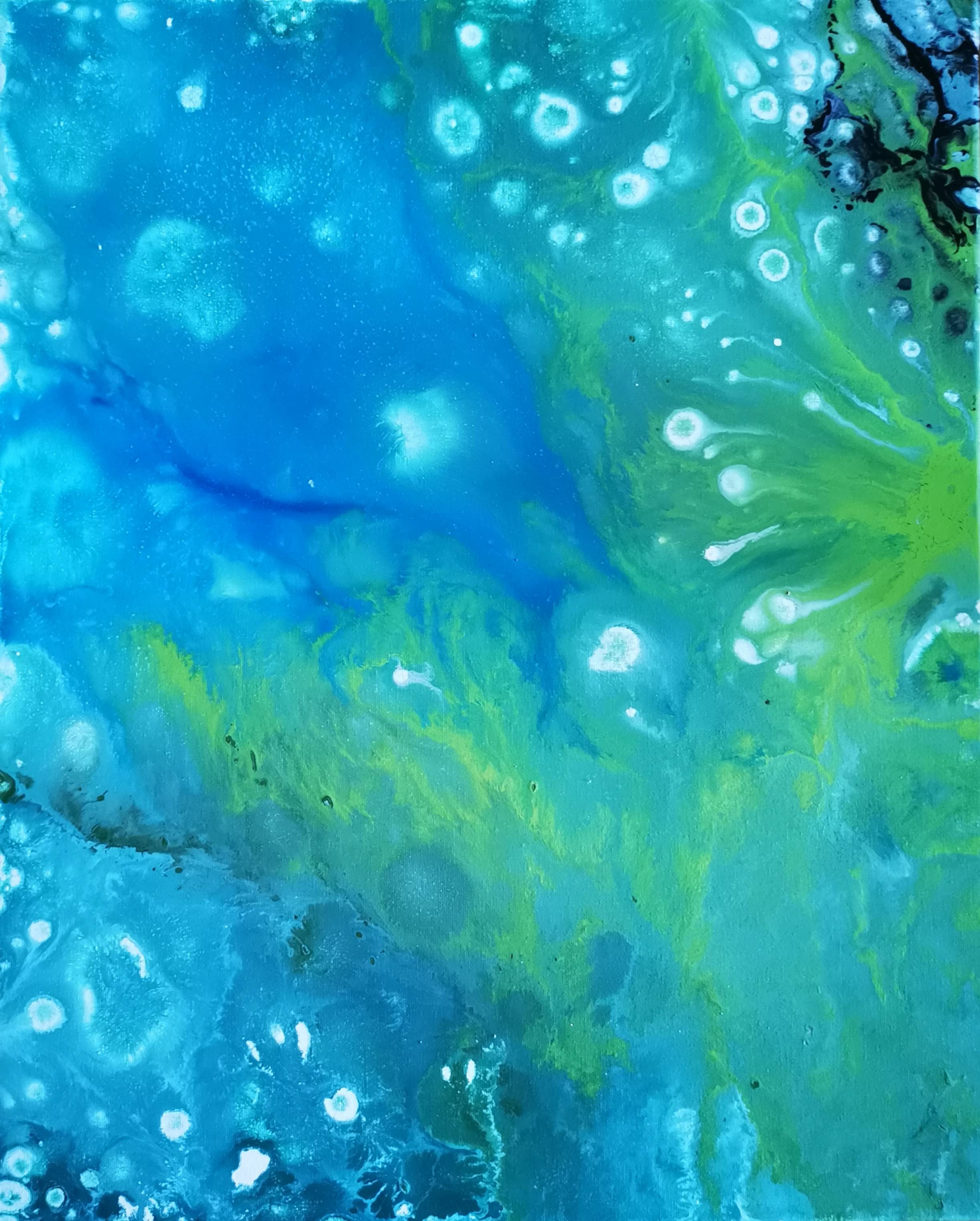 Sea & Seagrass 2 Image of your art work hanging on the wall