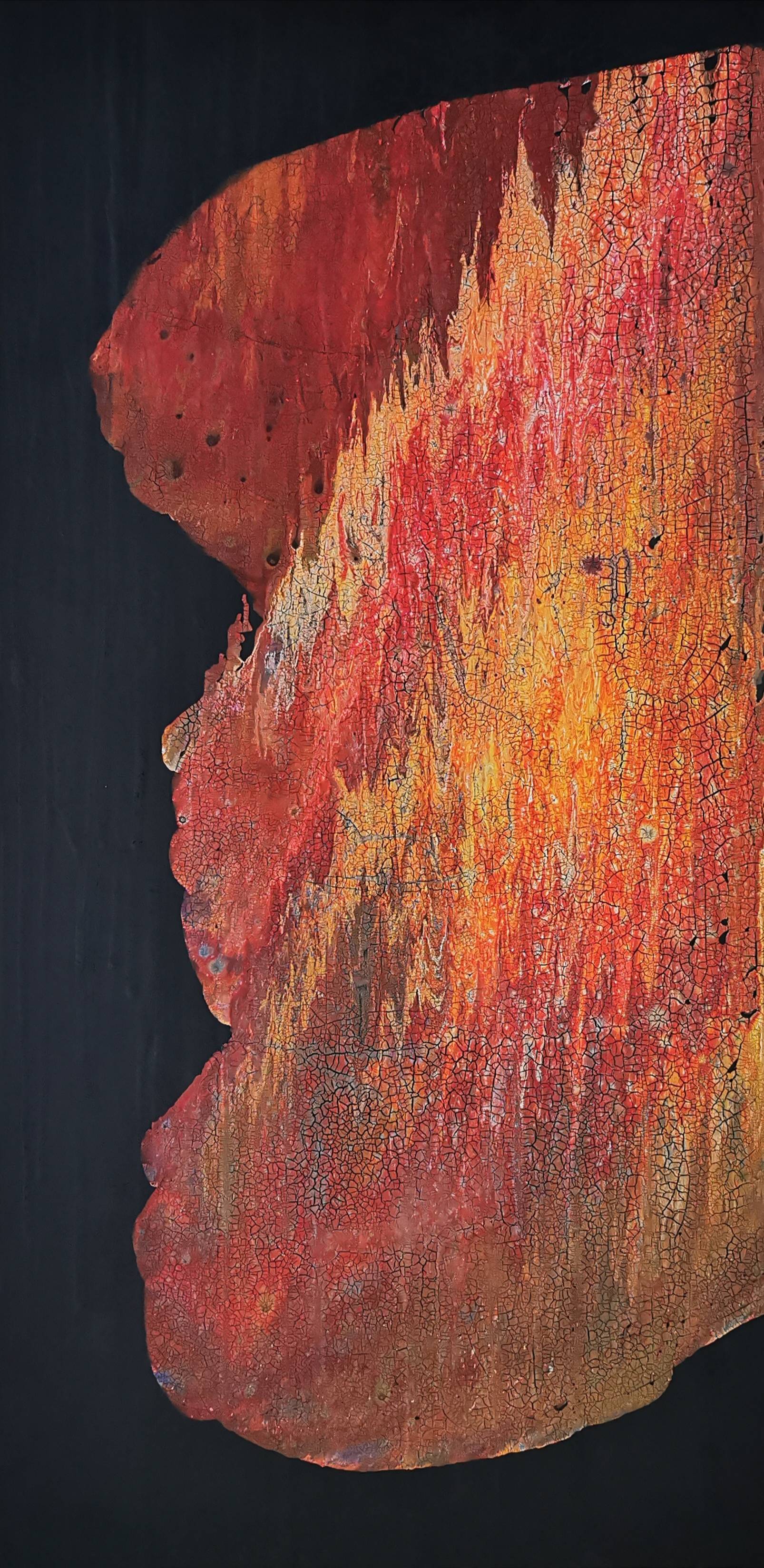 Australian Desert Ground Image of your art work hanging on the wall