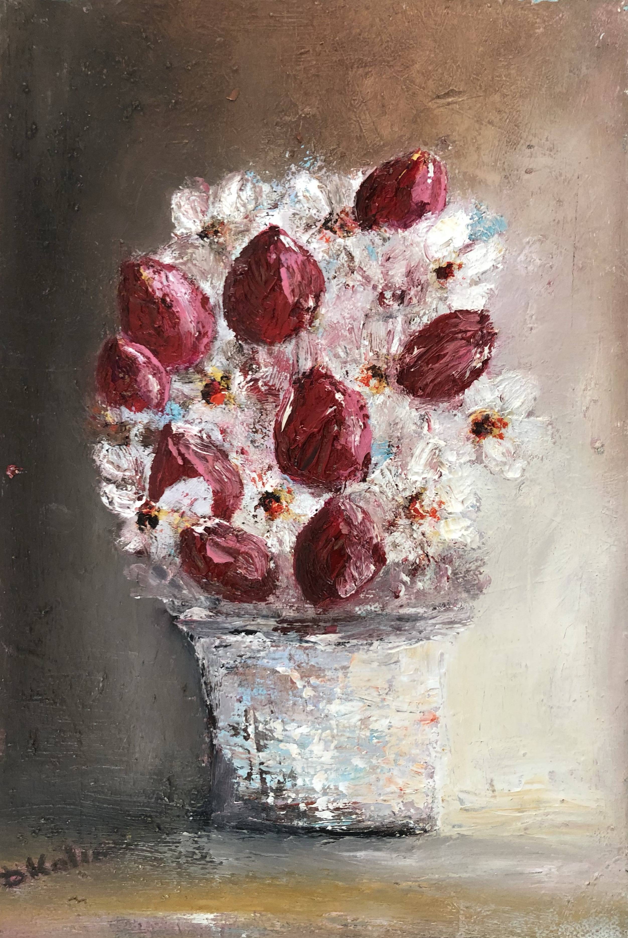Flowers in a vase Bild Ihres Kunstwerks an der Wand