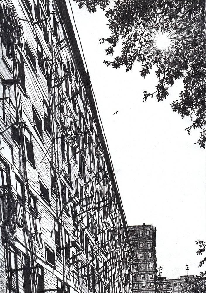 Shadow Bild Ihres Kunstwerks an der Wand