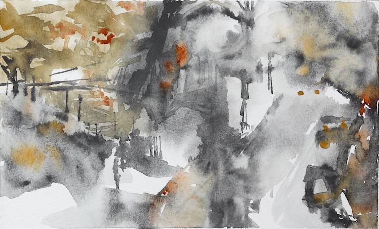 Smoke Image of your art work hanging on the wall