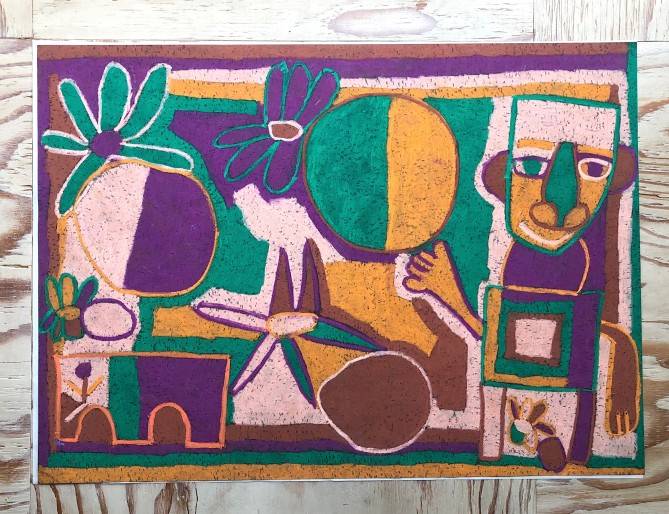 Tropical night
Image of your art work hanging on the wall