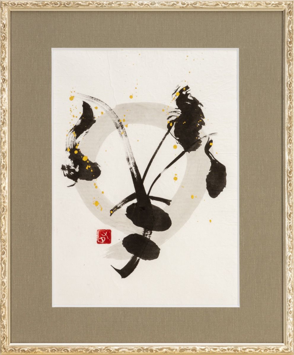 Flower Bild Ihres Kunstwerks an der Wand