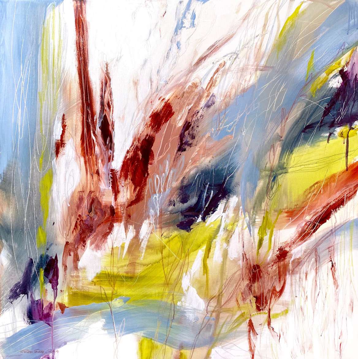 Sprouting Image of your art work hanging on the wall